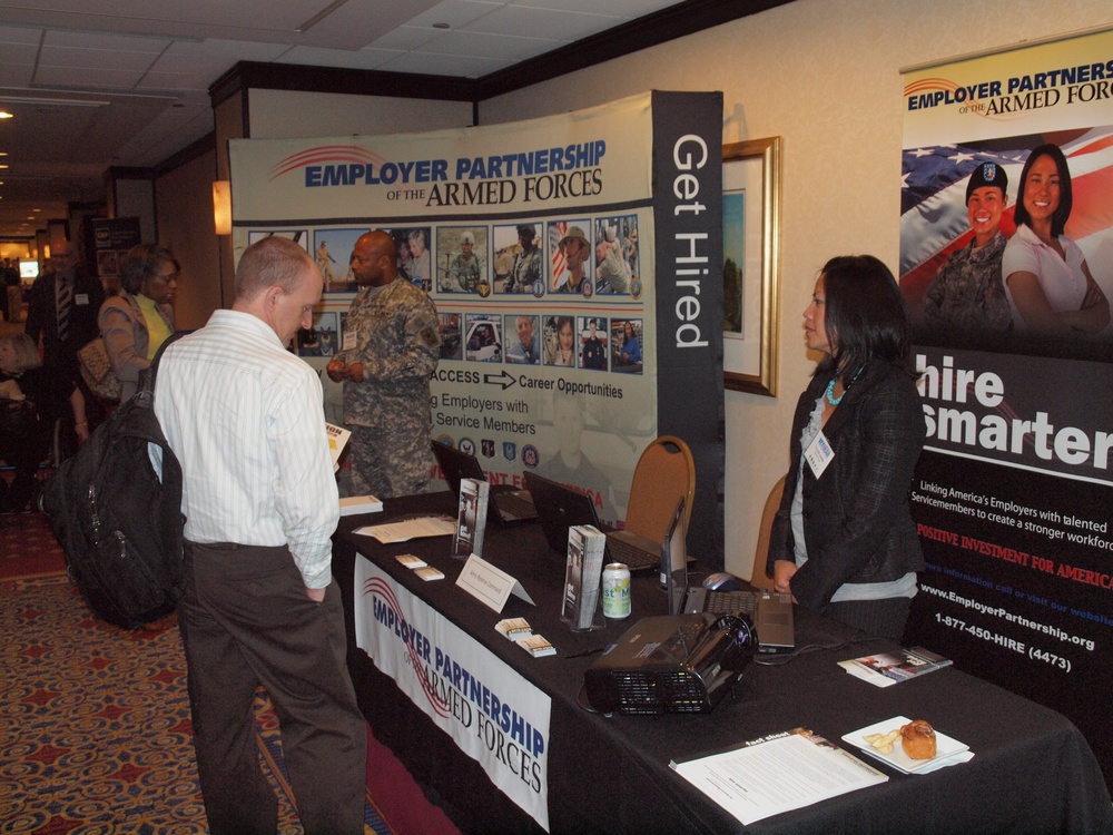 Employers Seek Veteran Talent at Armed Forces Partnership Booth