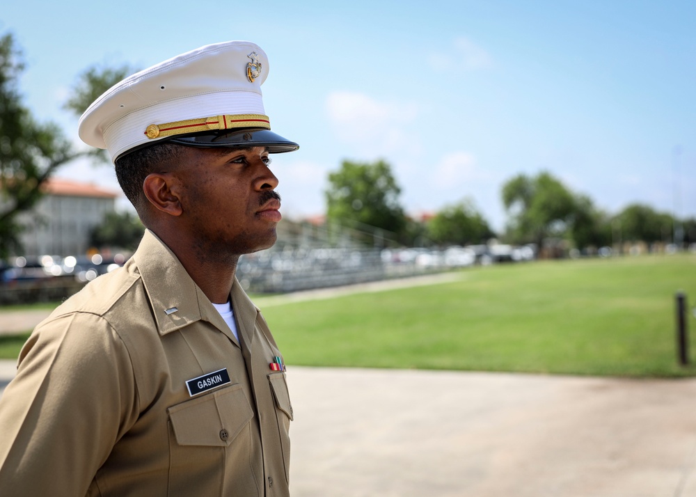 Recruiting Station San Antonio Change of Command Ceremony