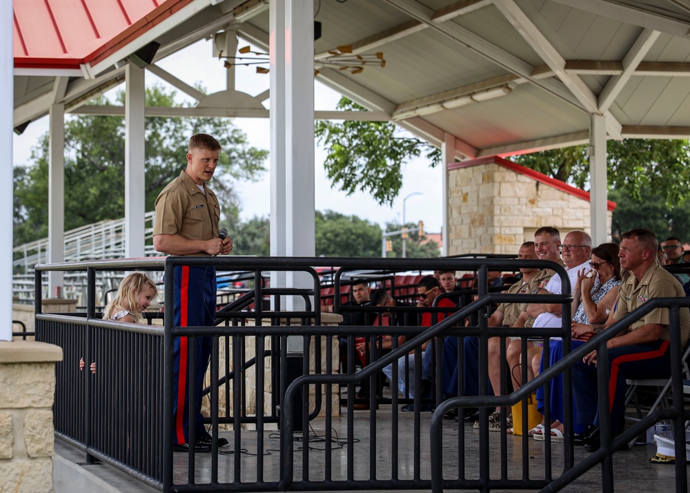 Recruiting Station San Antonio Change of Command Ceremony
