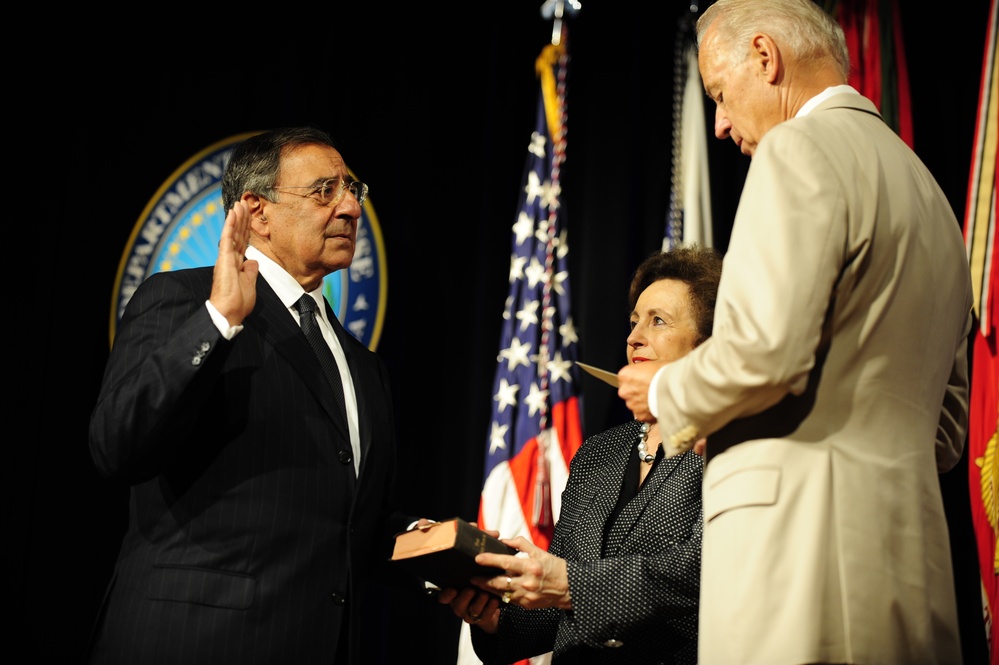 Biden Swears In Panetta as New Defense Secretary