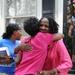 Former Shelter Resident Embraces Navy Veteran Receiving New Home from Extreme Makeover