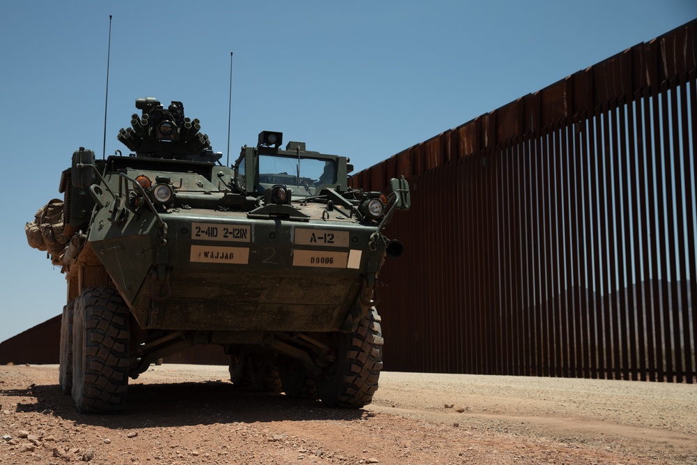 2nd Stryker Brigade Combat Team supports the southern border mission