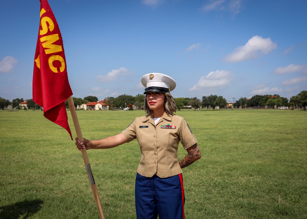 Recruiting Station San Antonio Change of Command Ceremony