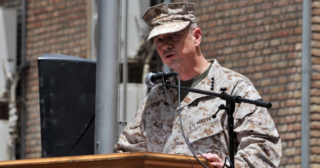Marine Corps Gen. John R. Allen Assumes Command of NATO Forces in Afghanistan