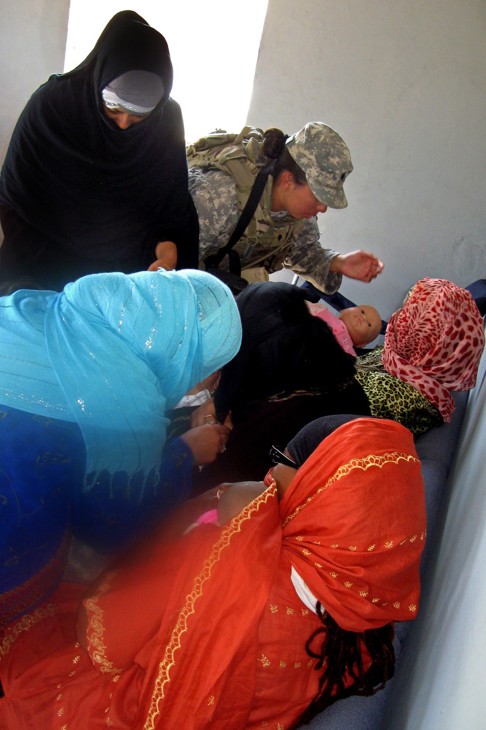 Army Reservist Comforts Afghan Women in Mission Rehearsal