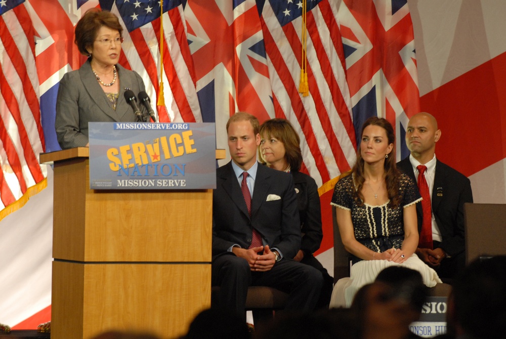 Joining Forces Campaign Advisor Speaks at Spouse and Veteran Hiring Fair Attended by Prince William and Catherine