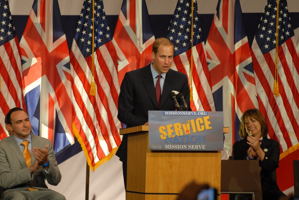 Prince William Attends Veteran and Spouse Hiring Fair in California