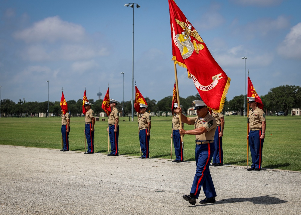 Recruiting Station San Antonio Change of Command Ceremony