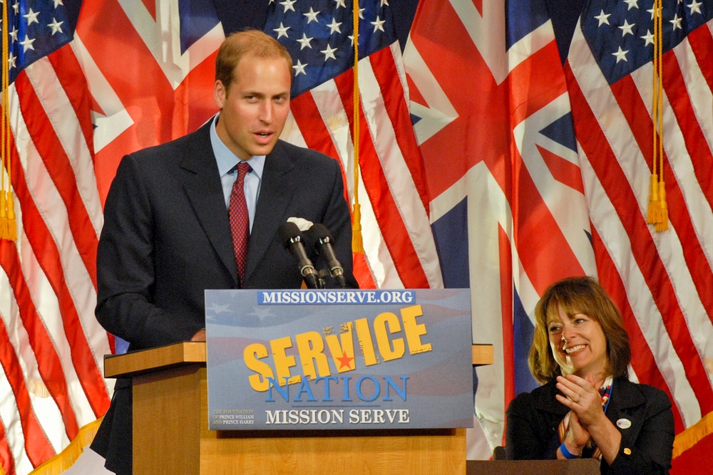 Prince William Attends Veteran and Spouse Hiring Fair in California