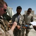 U.S. Marine Helps Inventory Afghan Border Police Weapons