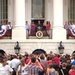 Obama and First Lady Celebrate Independence Day with Troops at White House