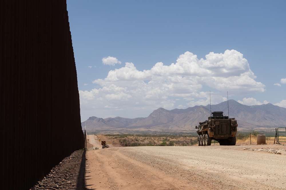 2nd Stryker Brigade Combat Team supports the southern border mission