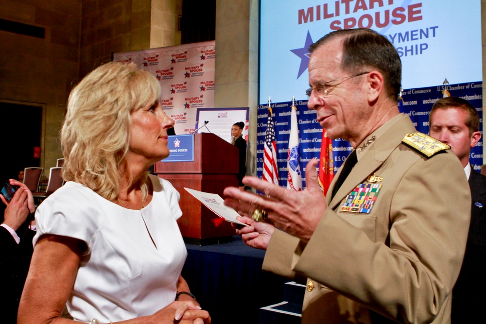 Biden, Mullen Promote Military Spouse Employment Partnership