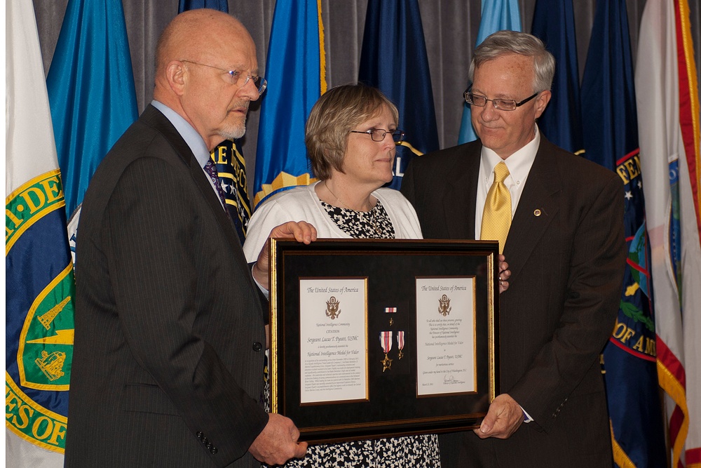 National Intelligence Director Honors Fallen Marine Sgt. Lucas T. Pyeatt
