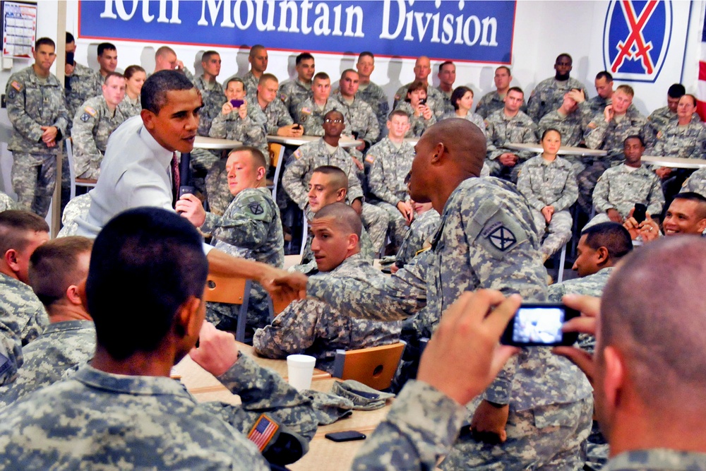 Obama Honors Troops at Fort Drum for Service in Afghanistan