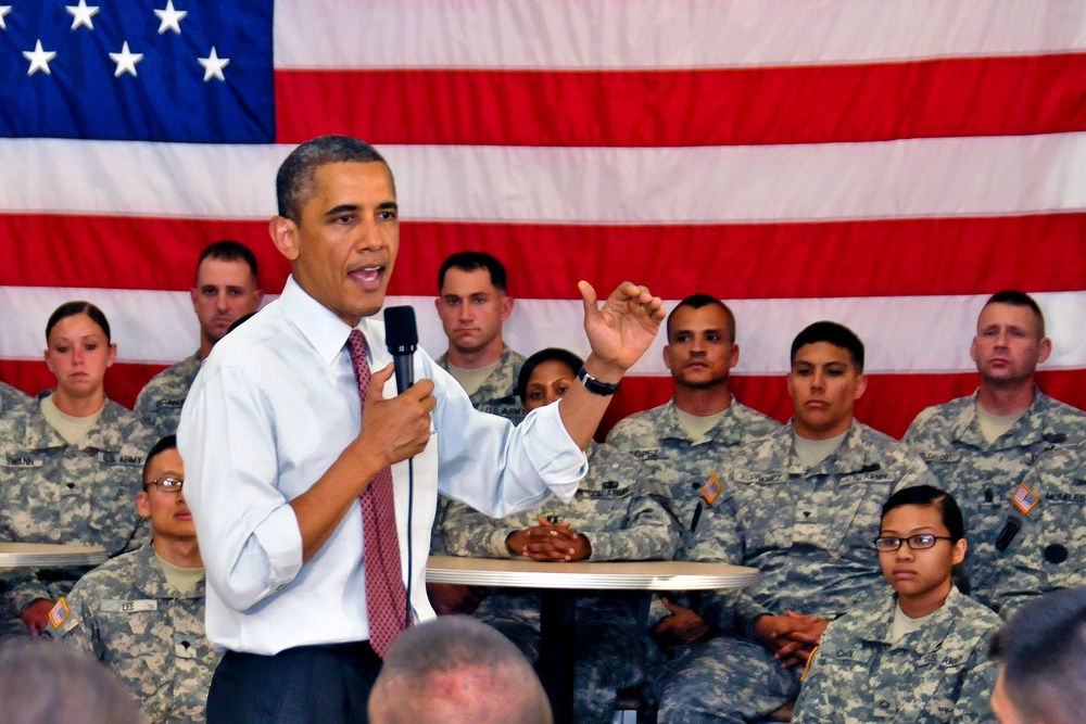 Obama Visits Troops at Fort Drum, Announces Afghanistan Drawdown