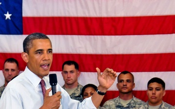 Obama Visits Troops at Fort Drum, Announces Afghanistan Drawdown