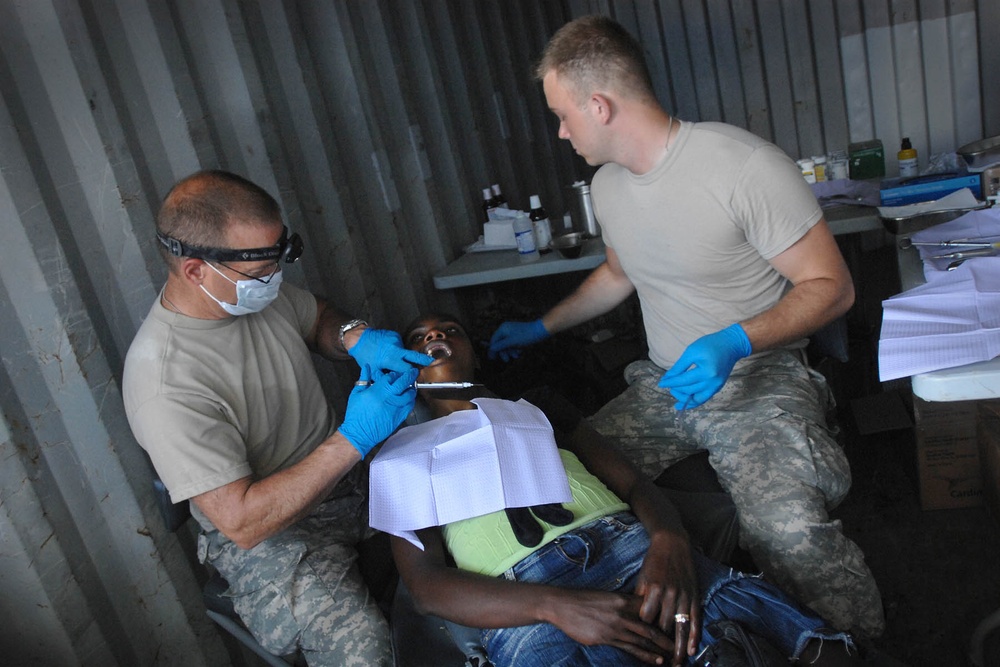 U.S. Military Provides Dental Care to Haitians During Humanitarian Exercise