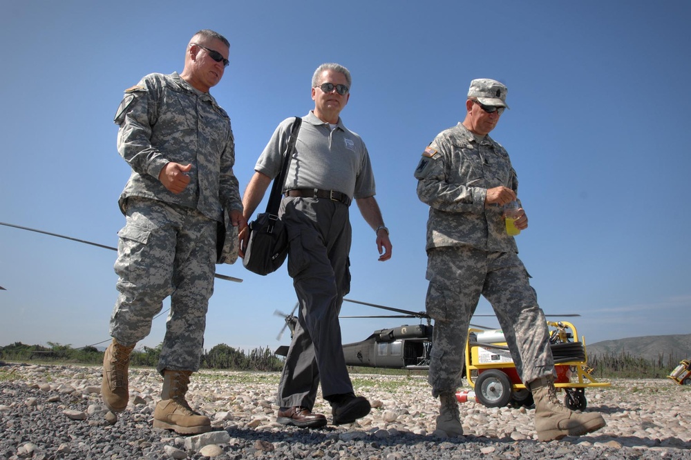 U.S. Troops Deliver School Supplies to Haiti