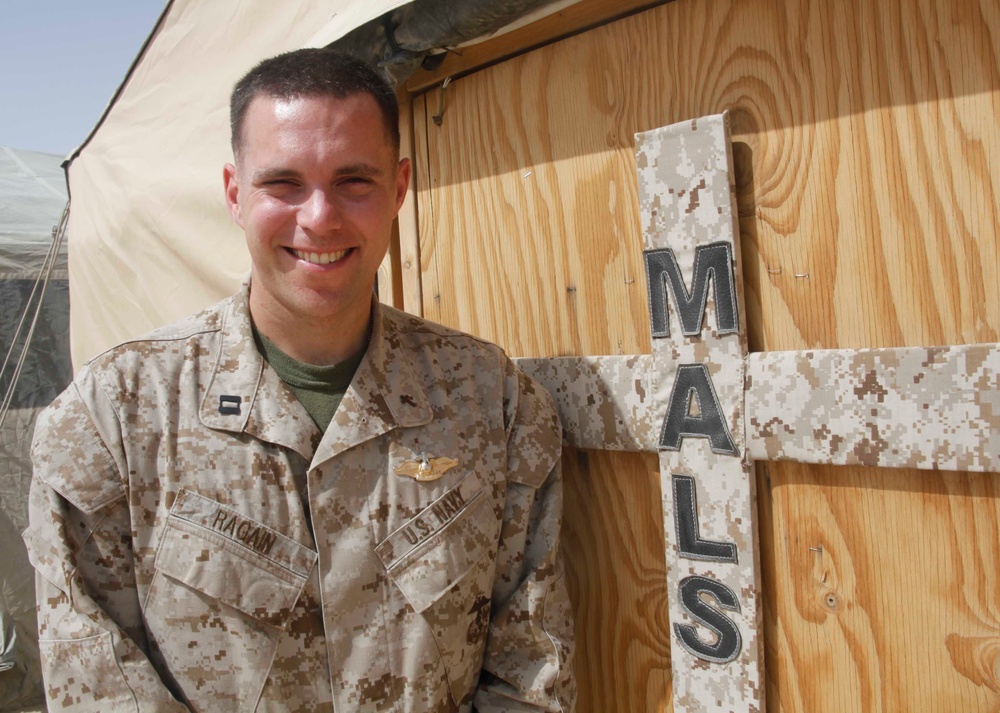 Navy Chaplain Provides Spiritual Support to Marines in Afghanistan
