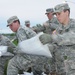 South Dakota National Guard Soldiers Fortify Levee Against Flooding