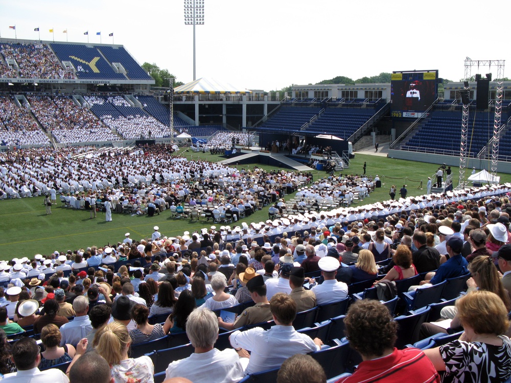 Naval Academy Graduates Celebrated at Annapolis Ceremony