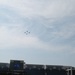 Navy Fighter Jets Soar Over Naval Academy Graduation