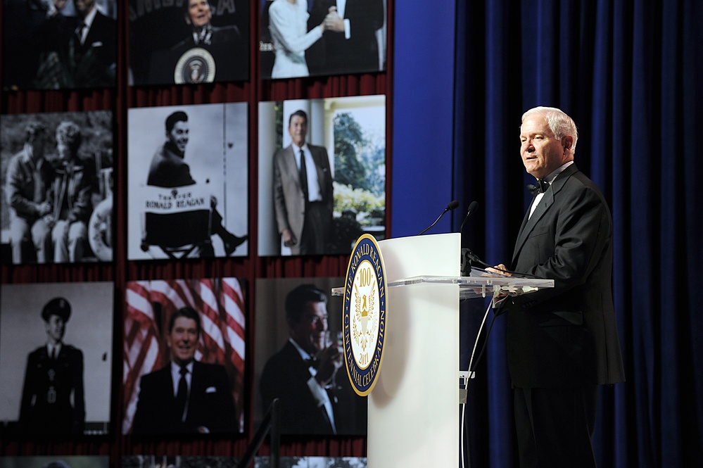 Defense Secretary Honors Reagan's Legacy at Centennial Gala