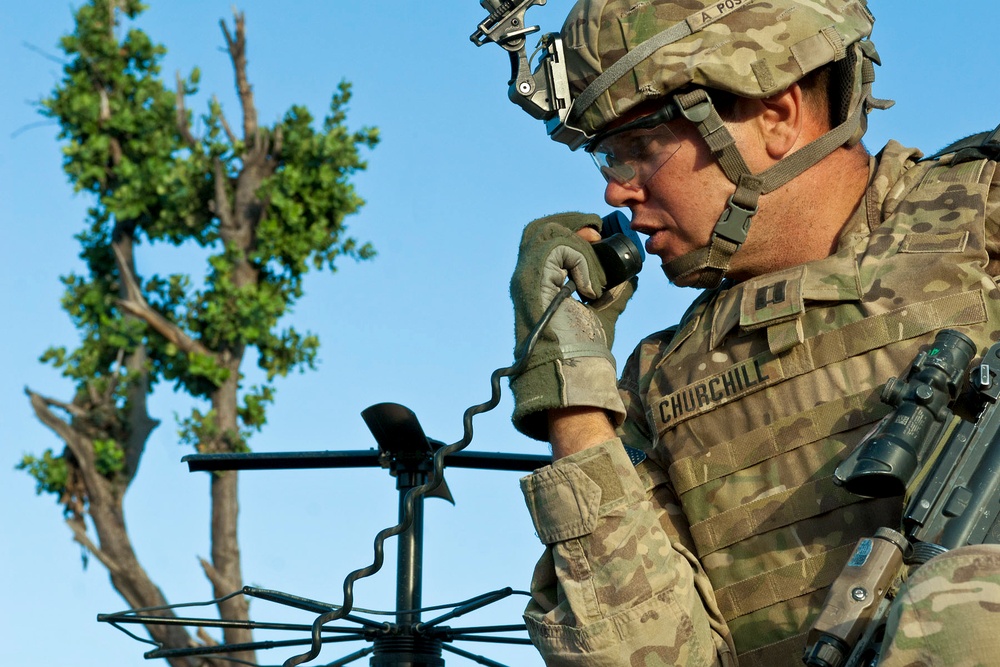 U.S. Army Captain Calls for Indirect Fire After Enemy Attack in Afghanistan