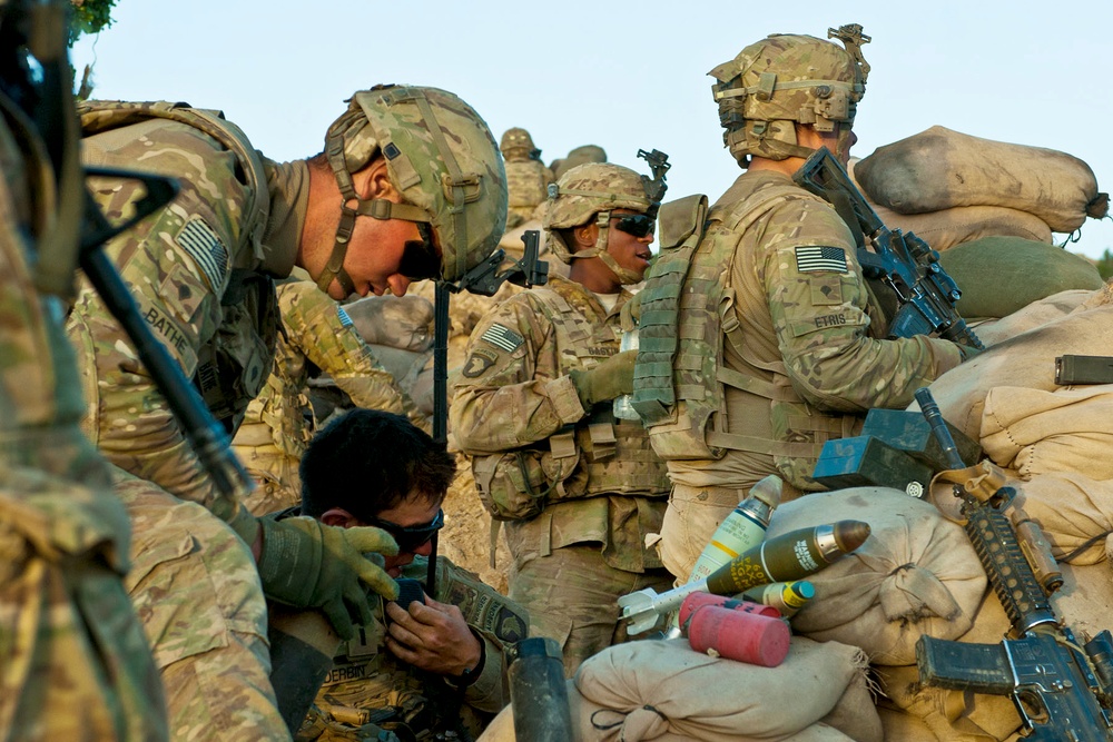 U.S. Army Soldiers Respond to Attack Near Pakistan Border in Afghanistan