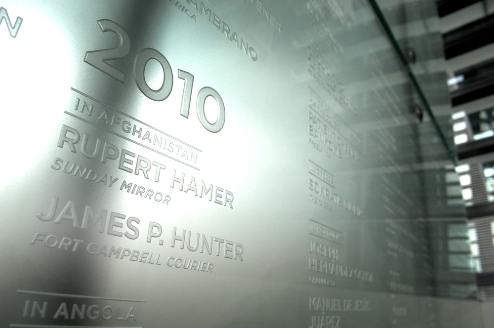Fallen Journalist Honored at Newseum Memorial