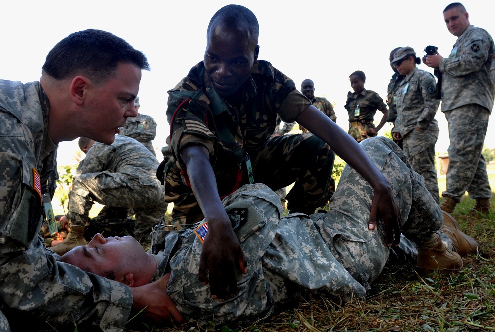 U.S. Army Reservist Trains Malawi Soldiers in Combat Life-Saving