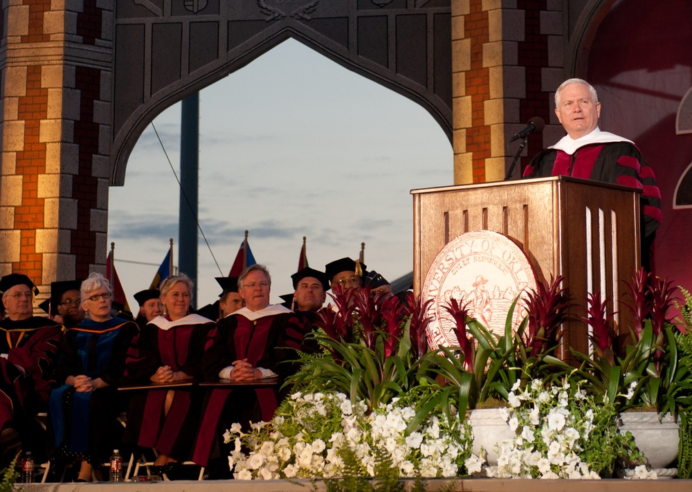 Gates Delivers Commencement Address to University of Oklahoma Class of 2011