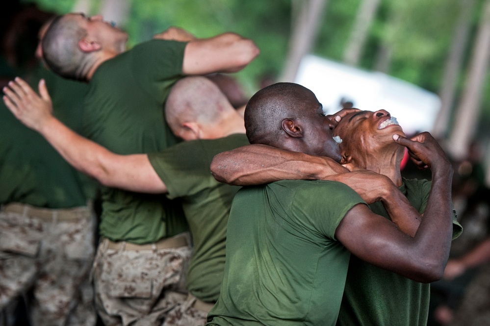 Marine Recruits Hone Martial Arts Skills at Parris Island
