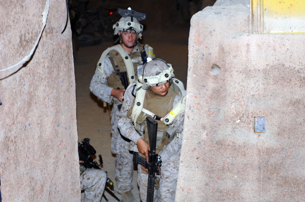 Marines Train for Combat in Mock Afghan Village