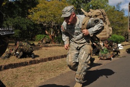U.S. Army Medic Observes Malawi Troops During Training Exercise