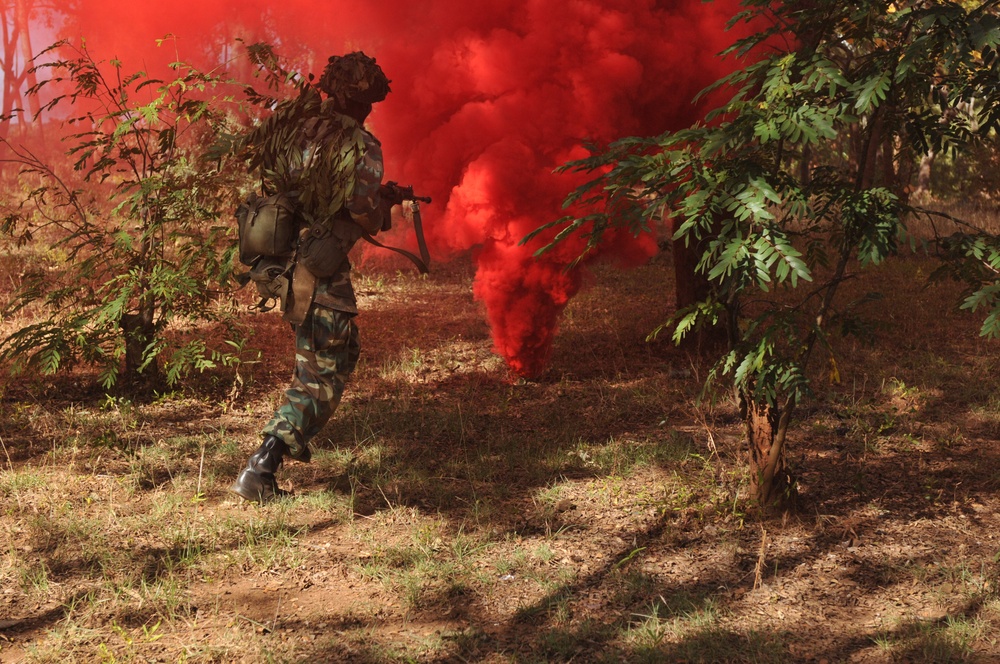 Malawi Defense Force Troops Hone Combat Lifesaving Skills in Field Training Exercise