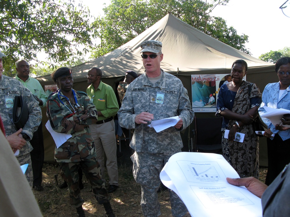 Malawi Troops Demonstrate Combat Lifesaving Skills at Medreach 11