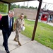 Gates Surveys Tornado Damage at Camp Lejeune Elementary School