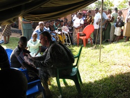 Army Nurse Provides Care to Malawian Children During MEDREACH 11