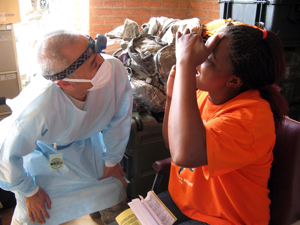 Air Force Reserve Doctor Provides Dental Care During Humanitarian Mission in Malawi