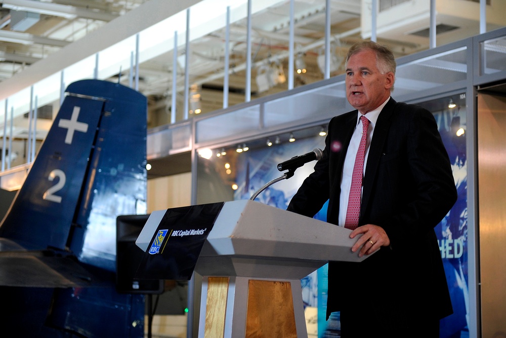 Deputy Defense Secretary Addresses Aerospace Conference on USS Intrepid