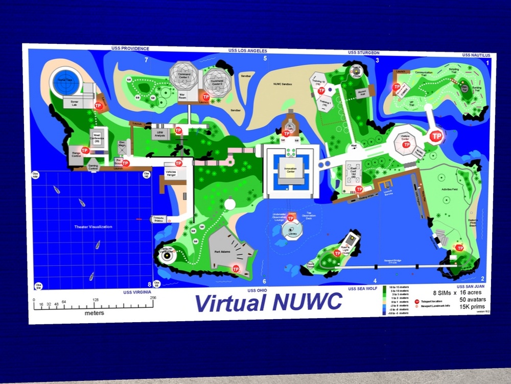 Virtual Naval Undersea Warfare Center Campus Showcased in Second Life