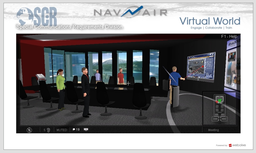 Navy Holds Virtual Meeting in WebAlive Loft