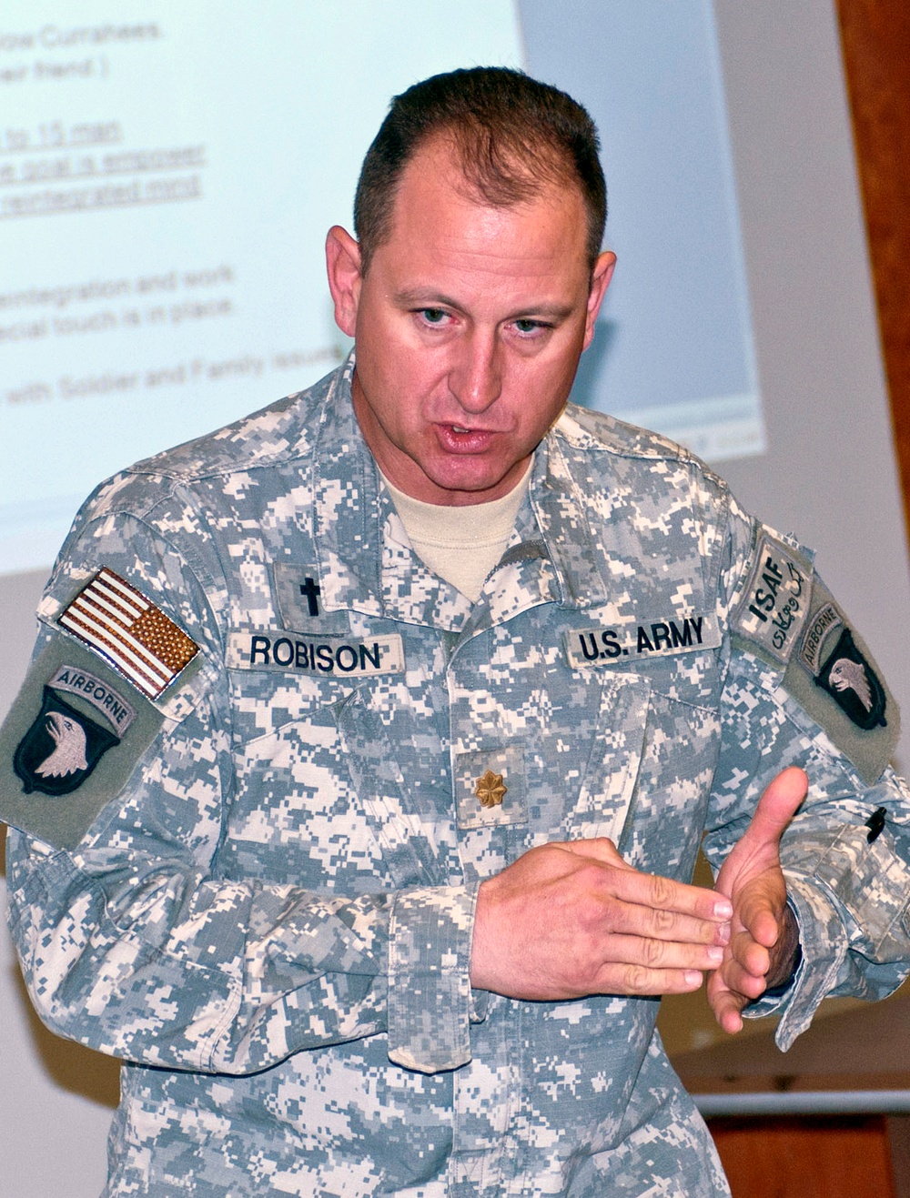 Army Chaplain Leads Religious Support Team Redeployment Planning in Afghanistan