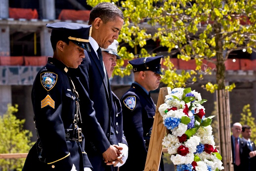 Obama Honors 9/11 Victims at Ground Zero