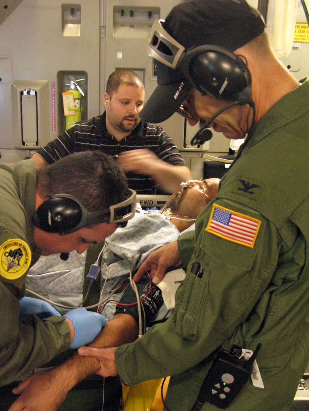 Air National Guard Team Provides Critical Care During Aeromedical Evacuation