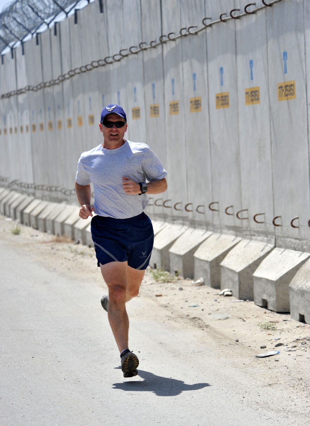Air Force Colonel Runs Halfway Around the World During Deployments