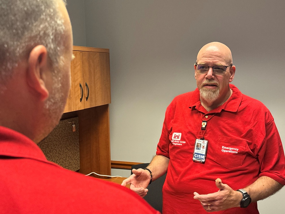 Peer supporter provides care for the caretakers of Hurricane Helene relief efforts