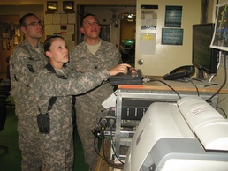 Army Soldiers Monitor Airfield Security at Bagram, Afghanistan